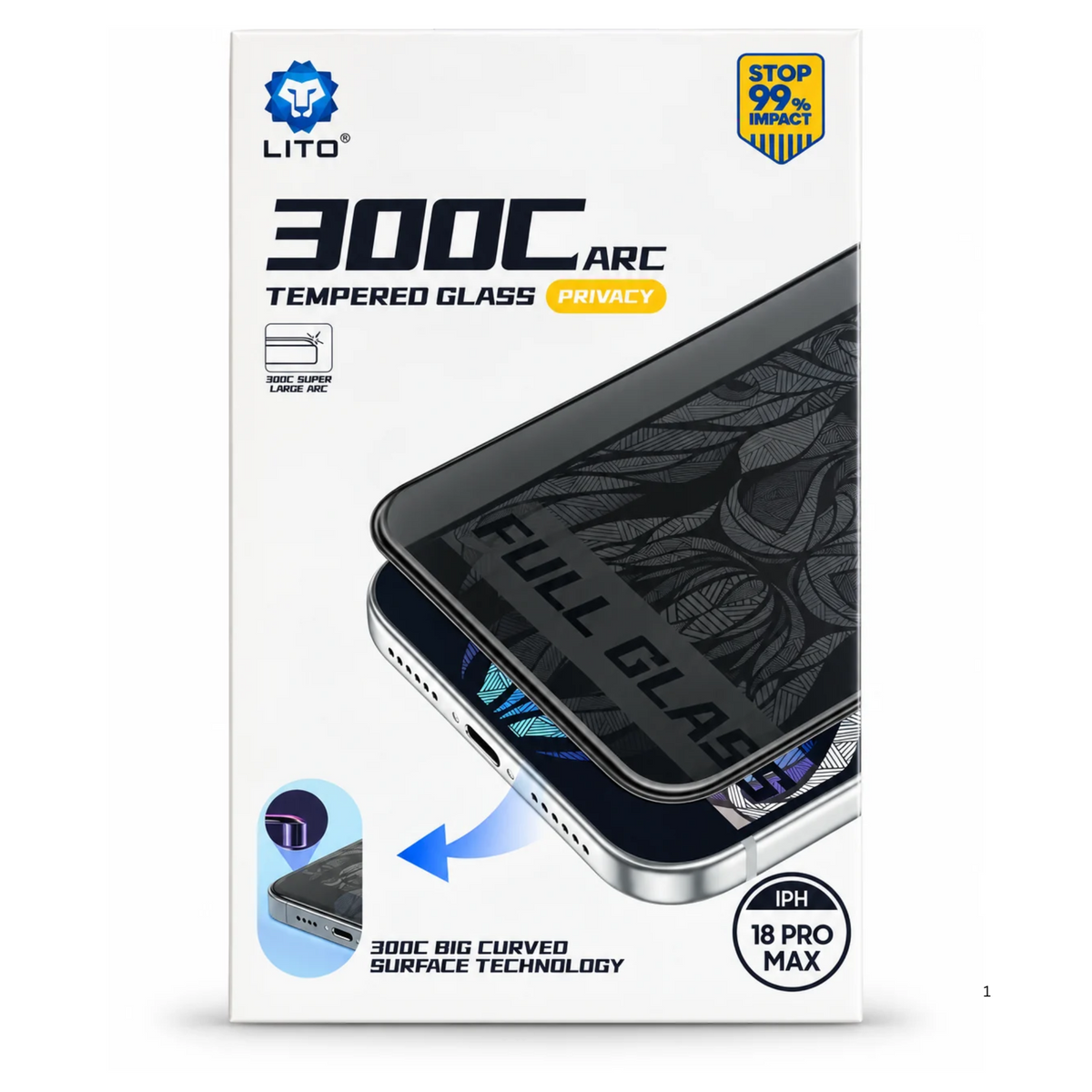 iPhone 18 Series Lito Privacy 300cc Glass