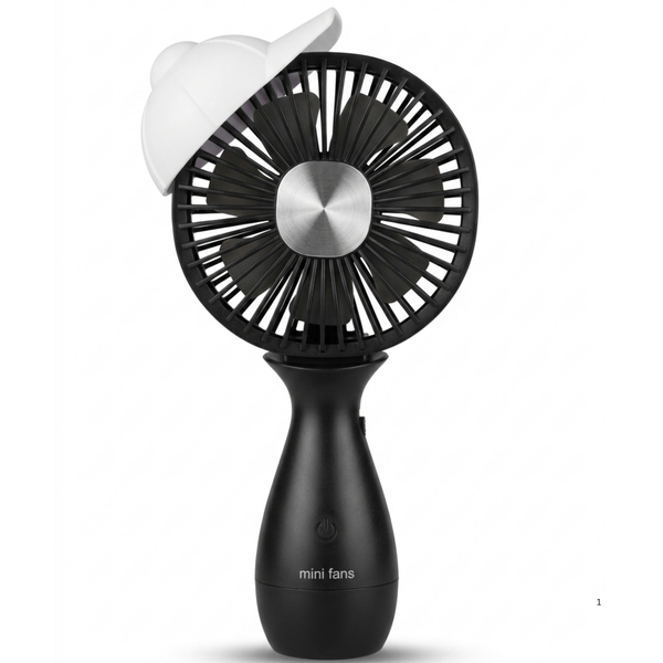 Mini Fan With Mini Cap