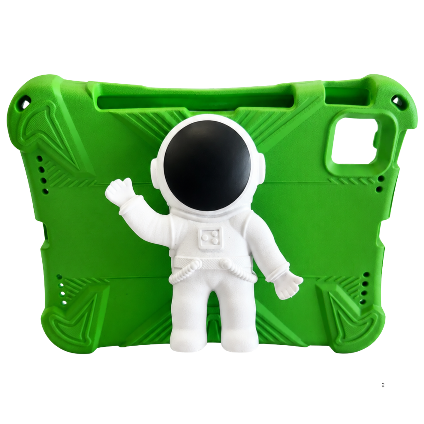 Kids Shockproof iPad Case with 3D Astronaut Stand