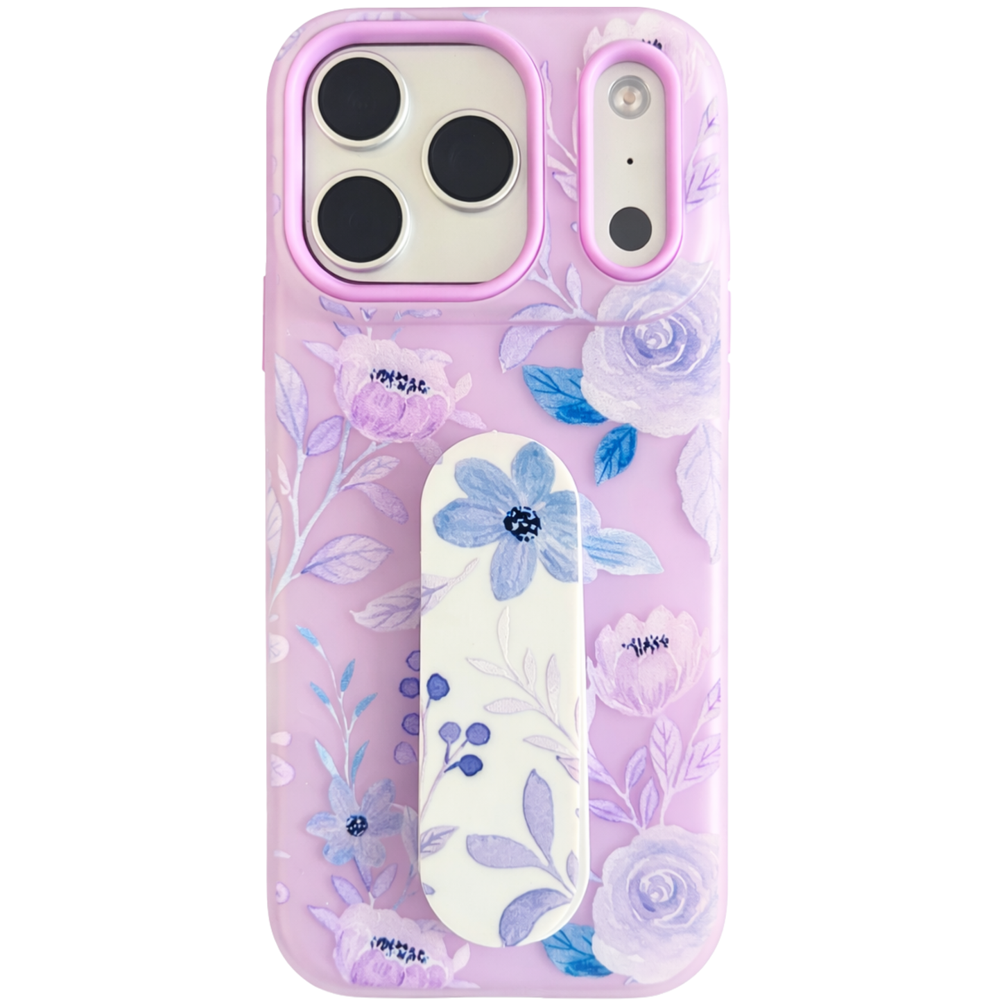 iPhone 17 Pro Flower Prient Silicone Case