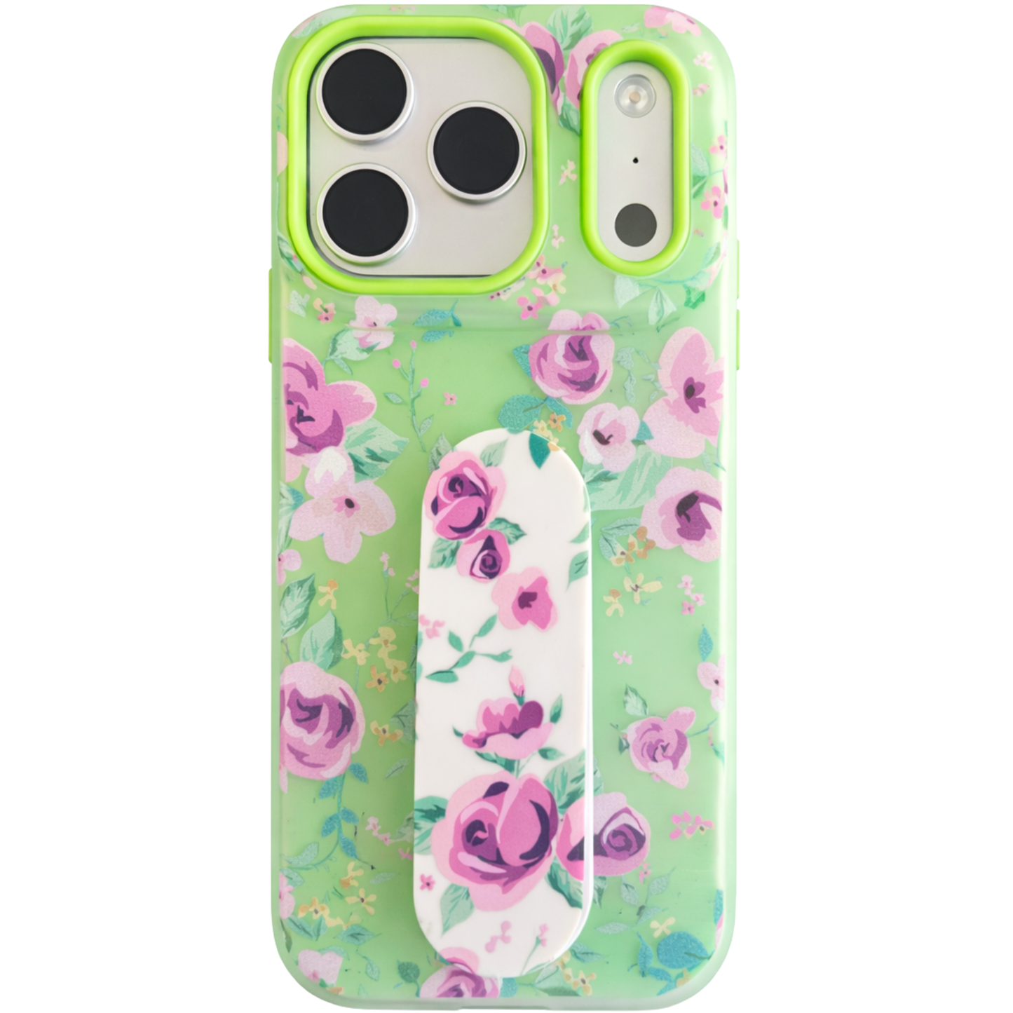 iPhone 17 Pro Flower Prient Silicone Case