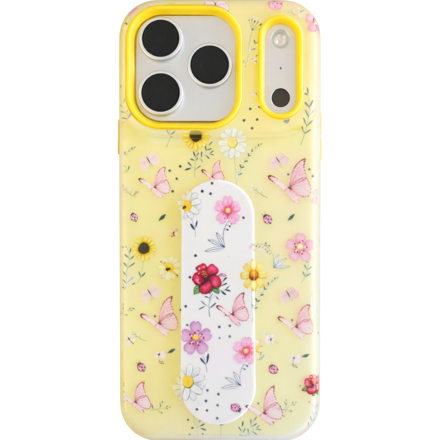 iPhone 17 Pro Flower Prient Silicone Case