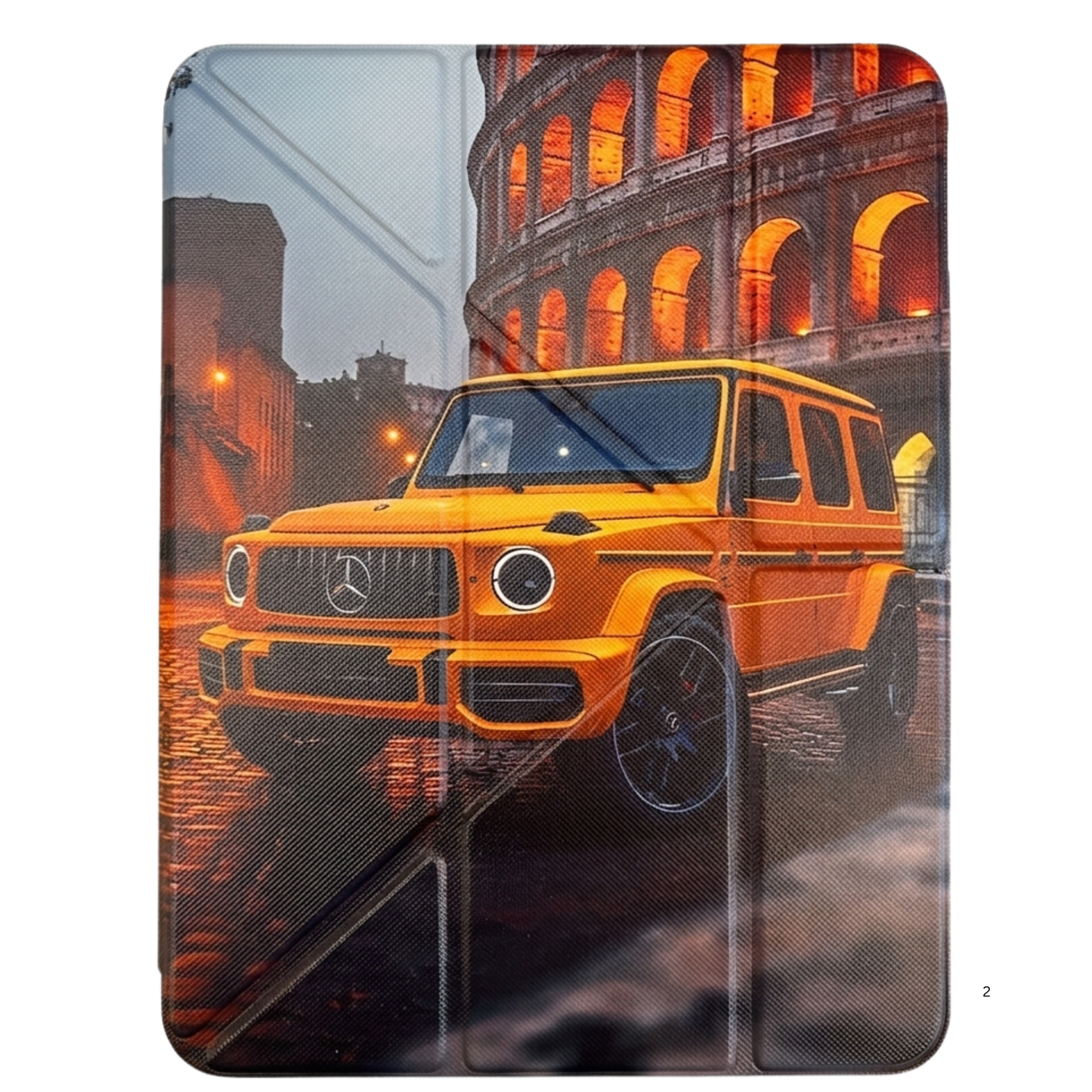Designer Smart iPad Case with Pencil Holder