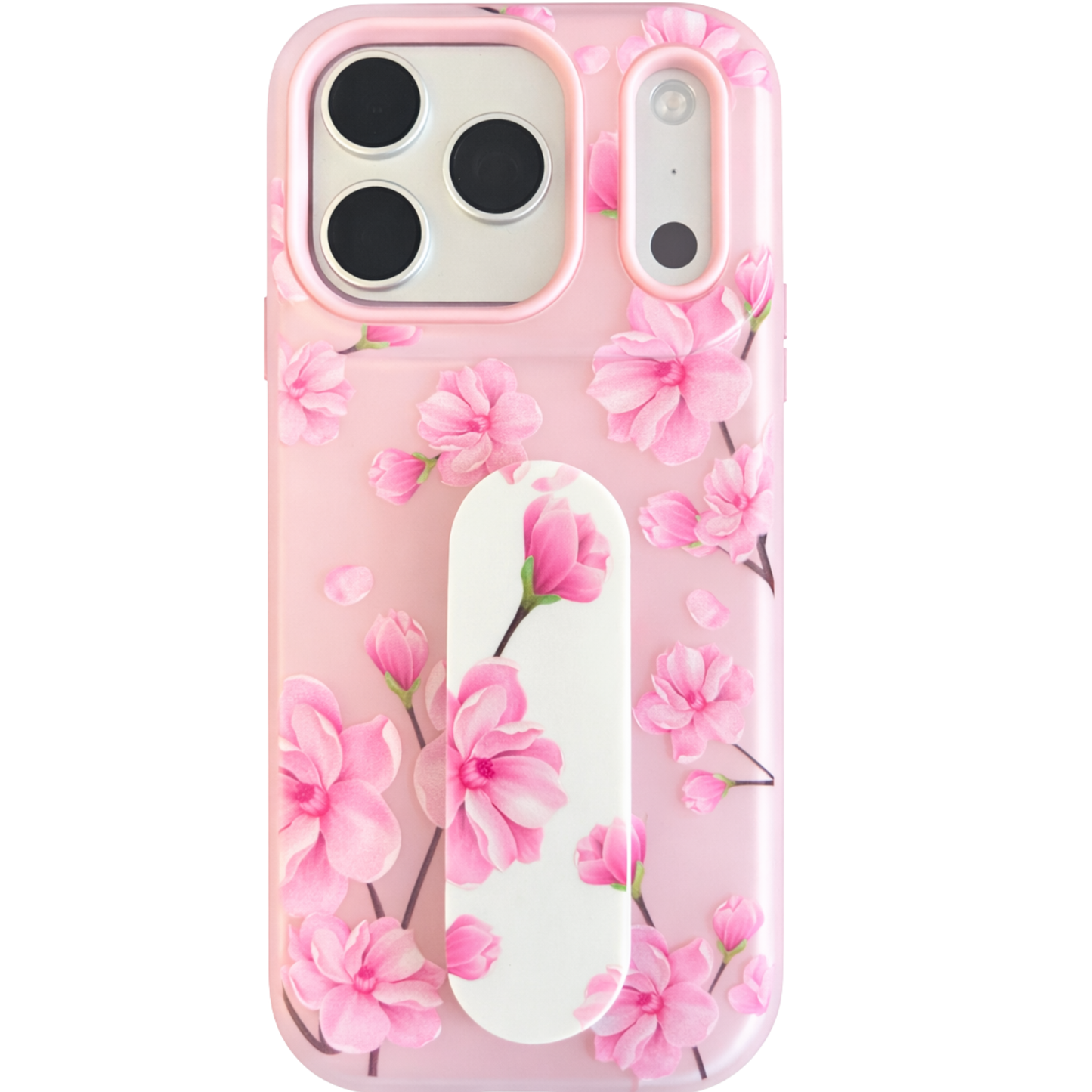iPhone 17 Pro Flower Prient Silicone Case
