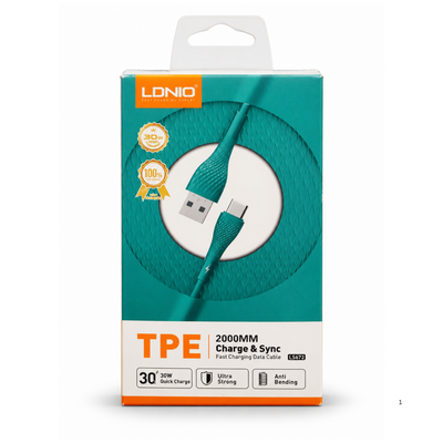 LDNIO USB to Lightning Charging Cable