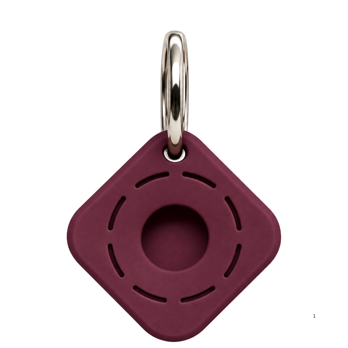 Square AirTag Keychain Case