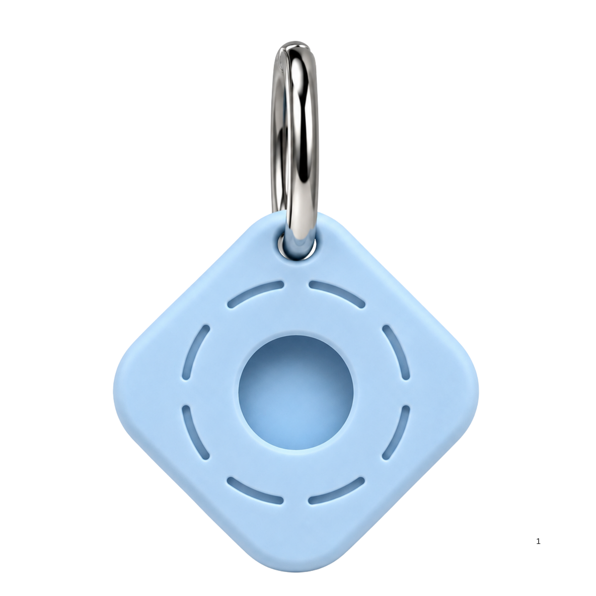 Square AirTag Keychain Case