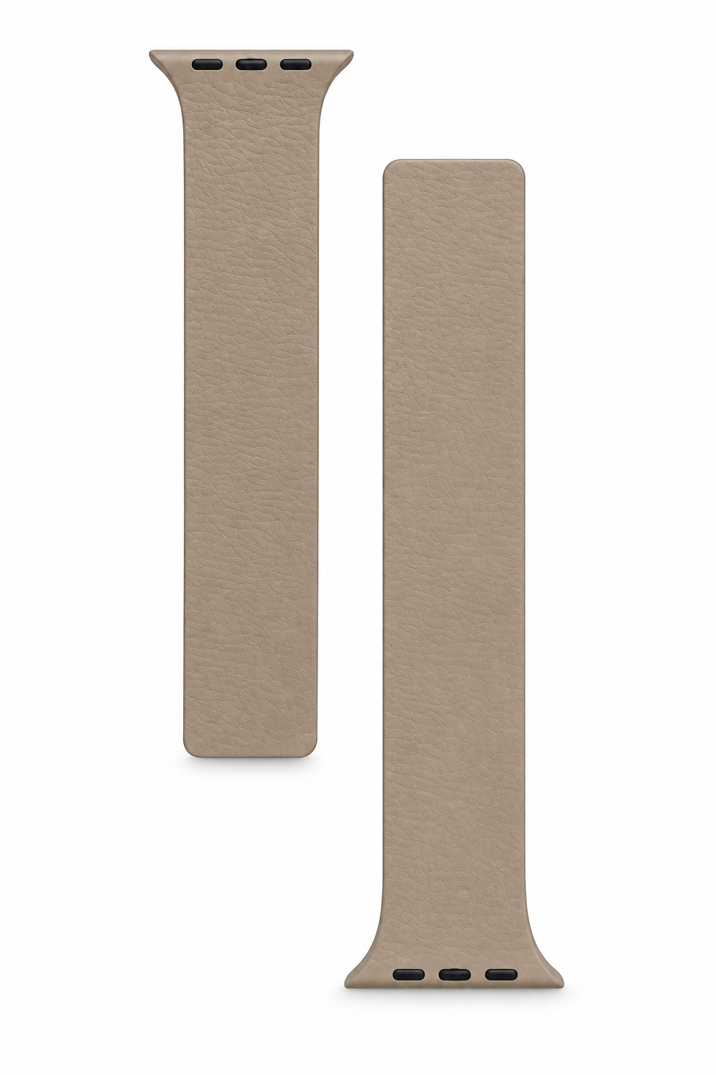 Leather Texture Silicone Apple Watch Strap