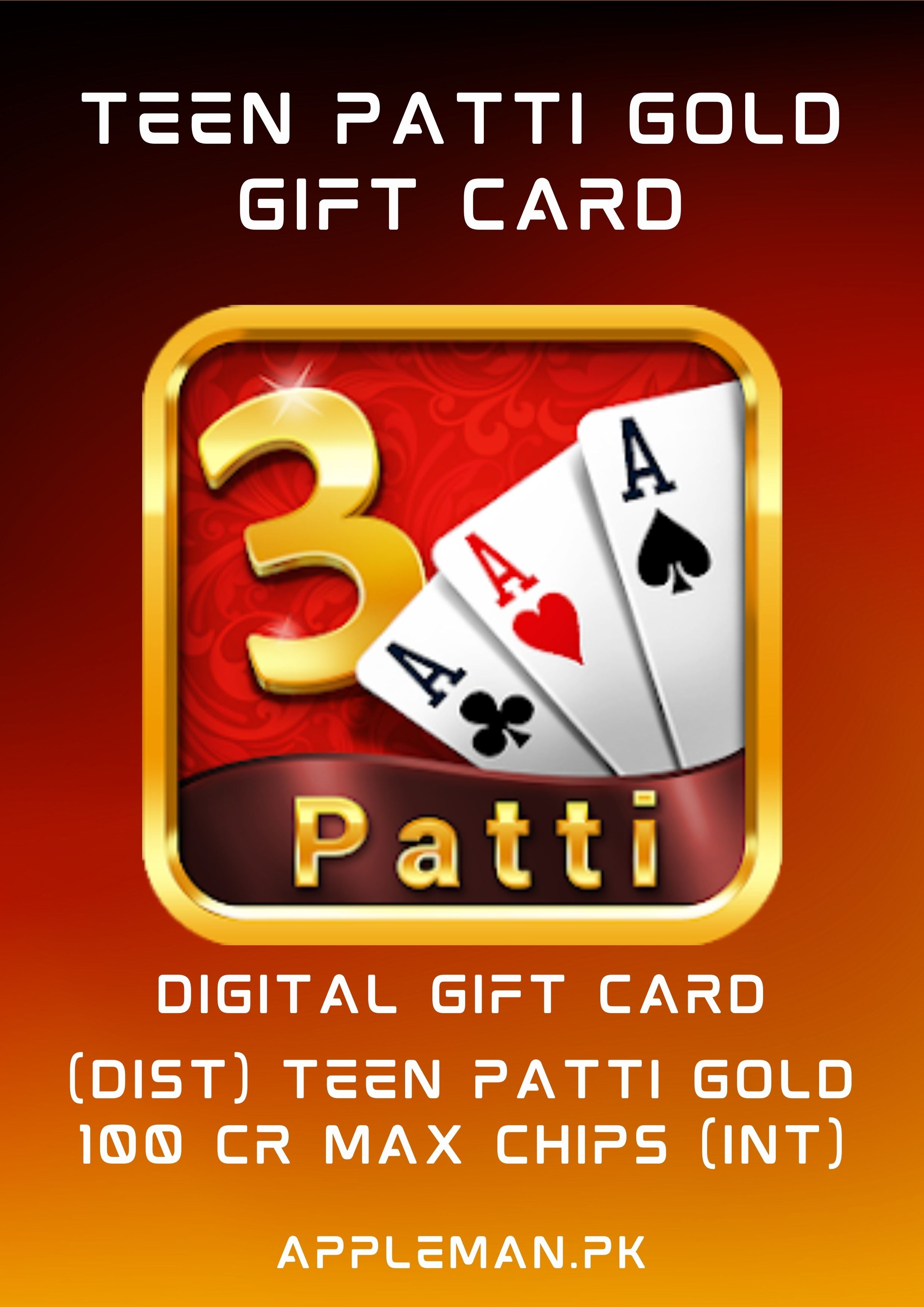 Teen Patti Gold Gift Card