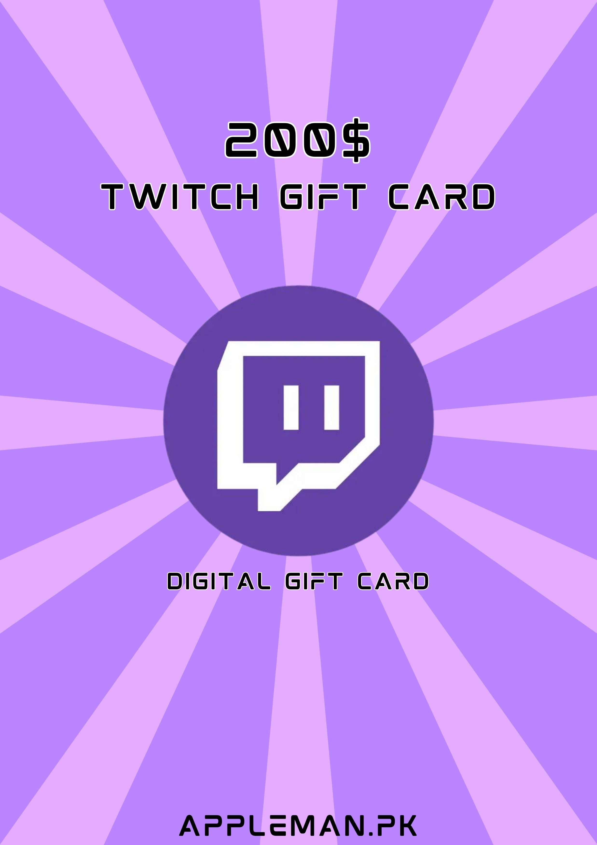 Twitch TV Gift Card