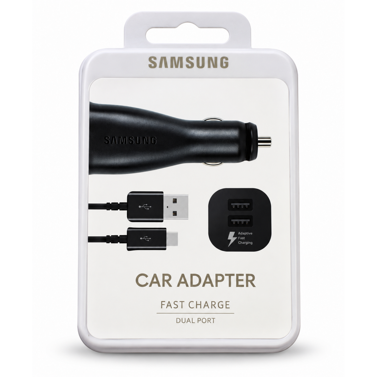 18W Fast Car Charger with Type-C Cable
