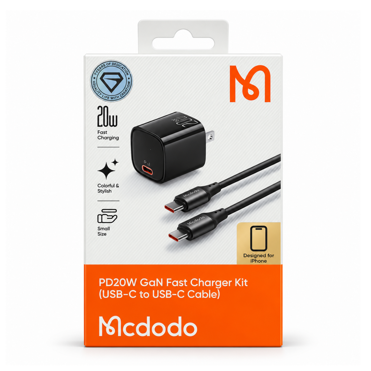 Mcdodo CH-400 20W USB-C to USB-C Fast Charging Kit