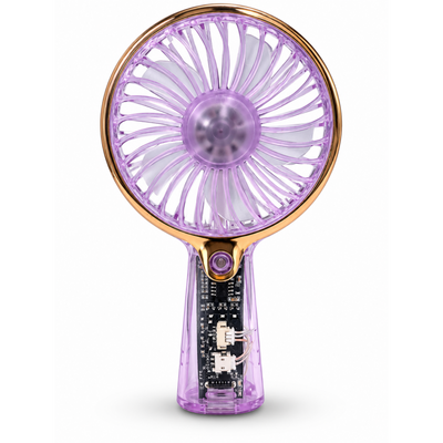 Transparent Mini Fan QS-83 Portable Cooling Fan