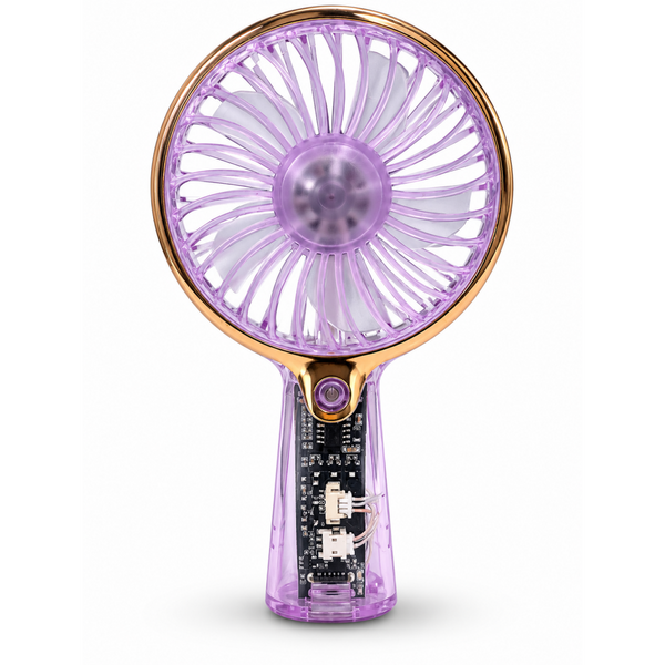 Transparent Mini Fan QS-83 Portable Cooling Fan