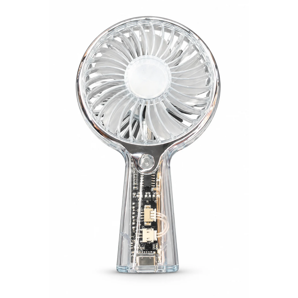 Transparent Mini Fan QS-83 Portable Cooling Fan