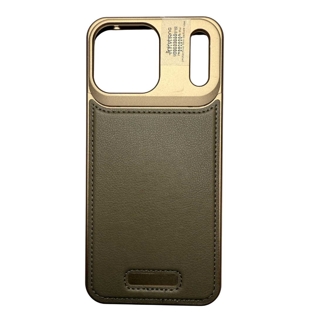 iPhone 17 Pro Max Leather Bumper Case With Magsafe