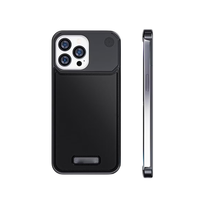 iPhone 15 Pro Max Leather Bumper Case