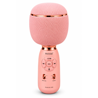 WSTER WS-1885 Wireless Karaoke Voice Changing Microphone Speaker