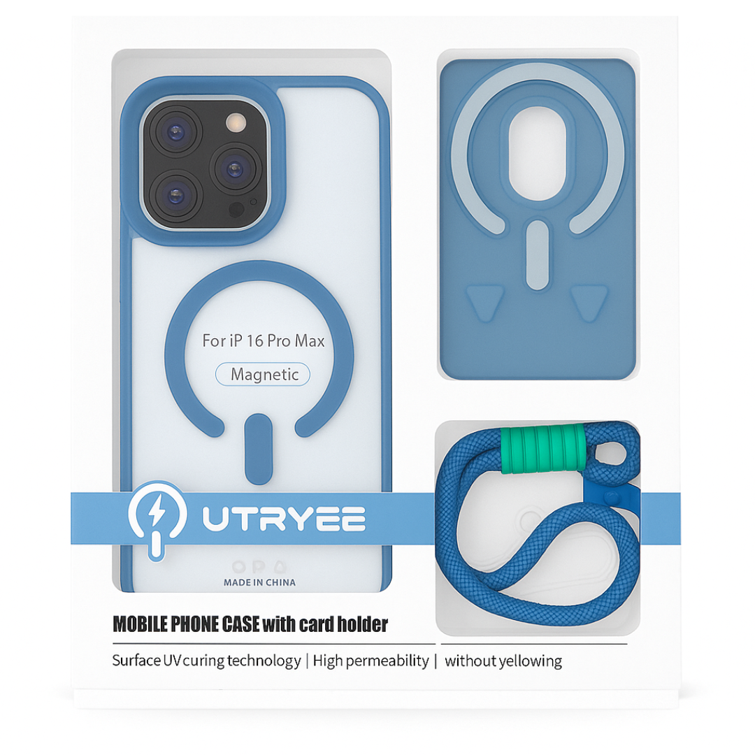 iPhone 16 Pro Max Utryee Wallet Case