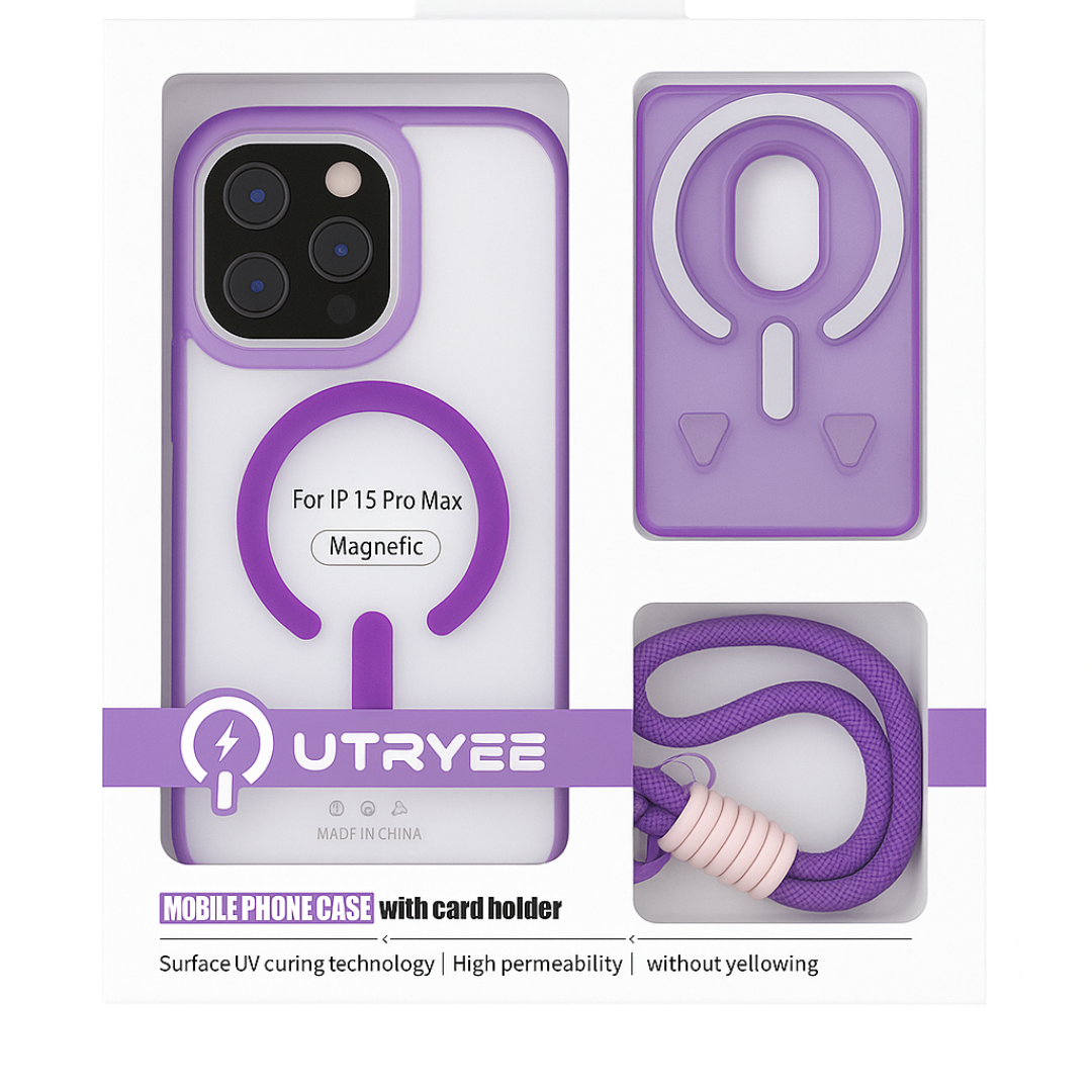 iPhone 15 Pro Max Utryee Wallet Case