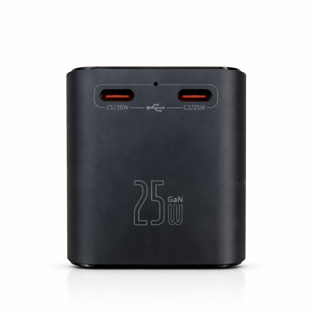 25W GaN Fast Charging Universal Travel Adapter