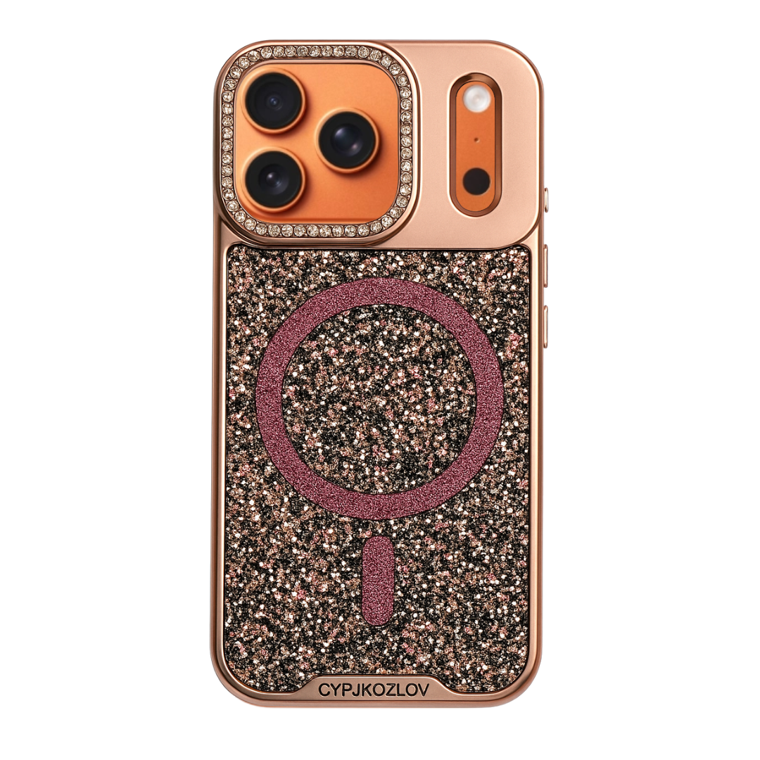 iPhone 17 Pro Max Fancy Glitter Case With Magsafe