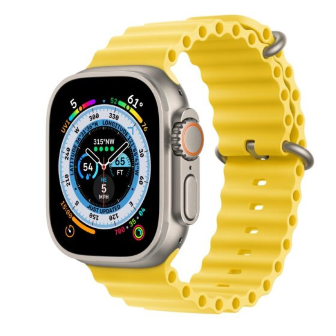 Apple Watch Ocean Silicon Strap 49mm