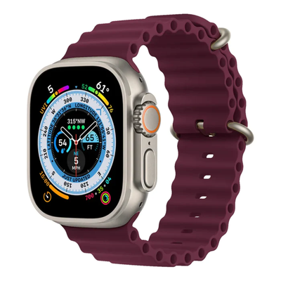 Apple Watch Ocean Silicon Strap 49mm