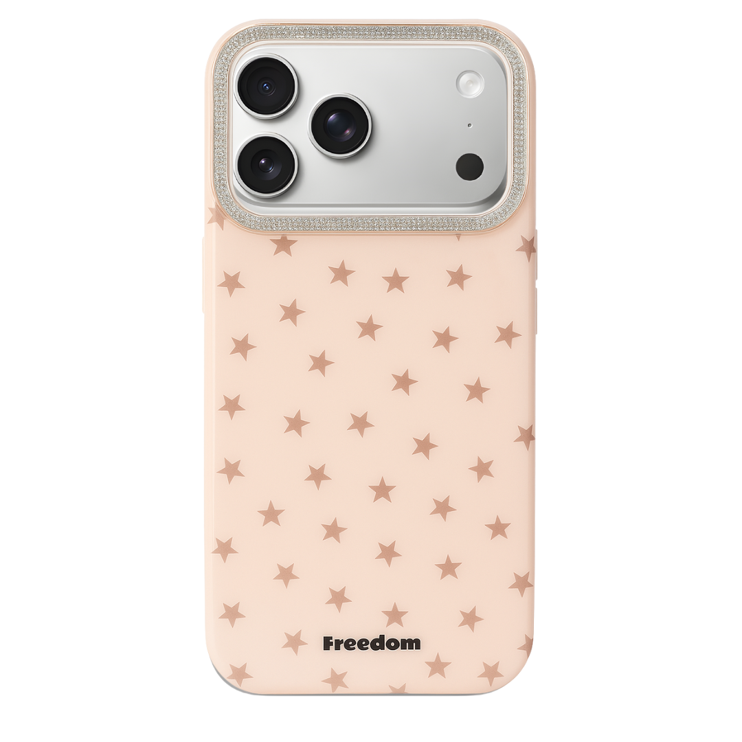 iPhone 17 Pro Bow & Star Printed Case