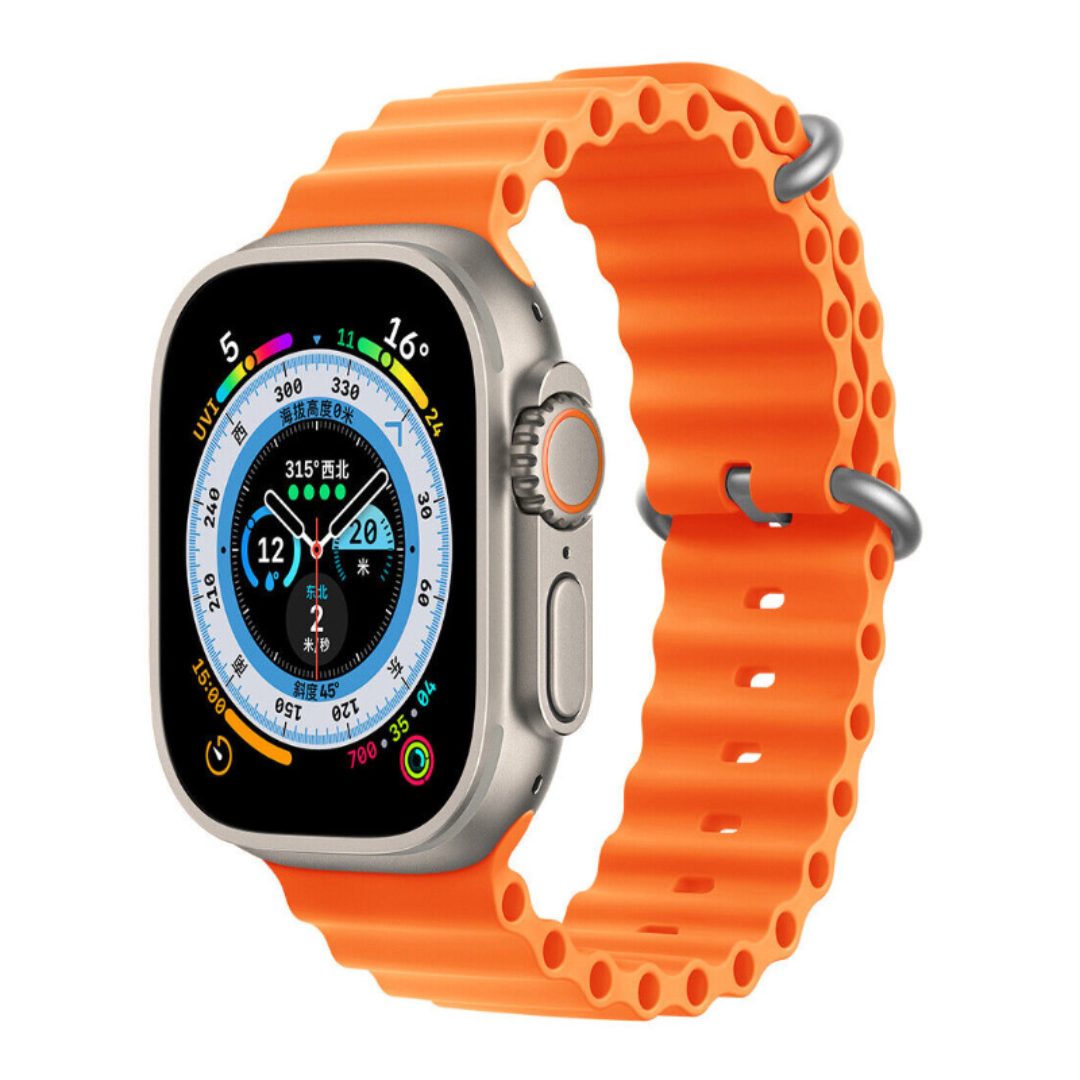 Apple Watch Ocean Silicon Strap 49mm