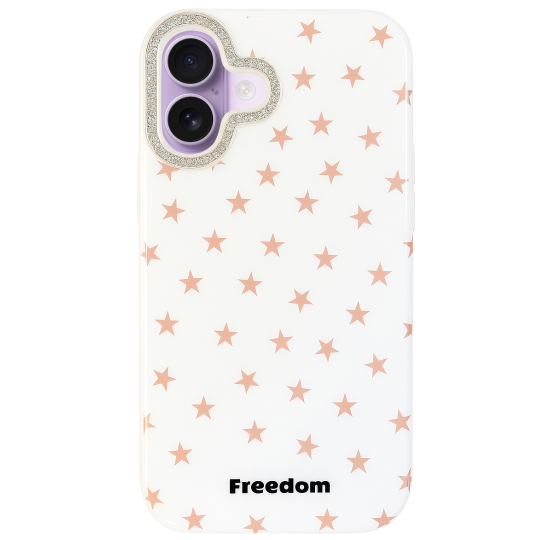 iPhone 17 Bow & Star Printed Case