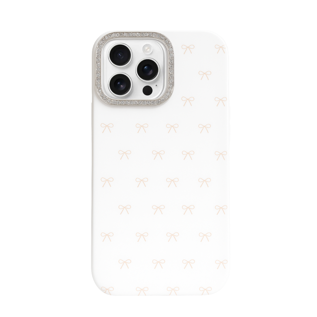 iPhone 16 Pro Max Bow & Star Printed Case