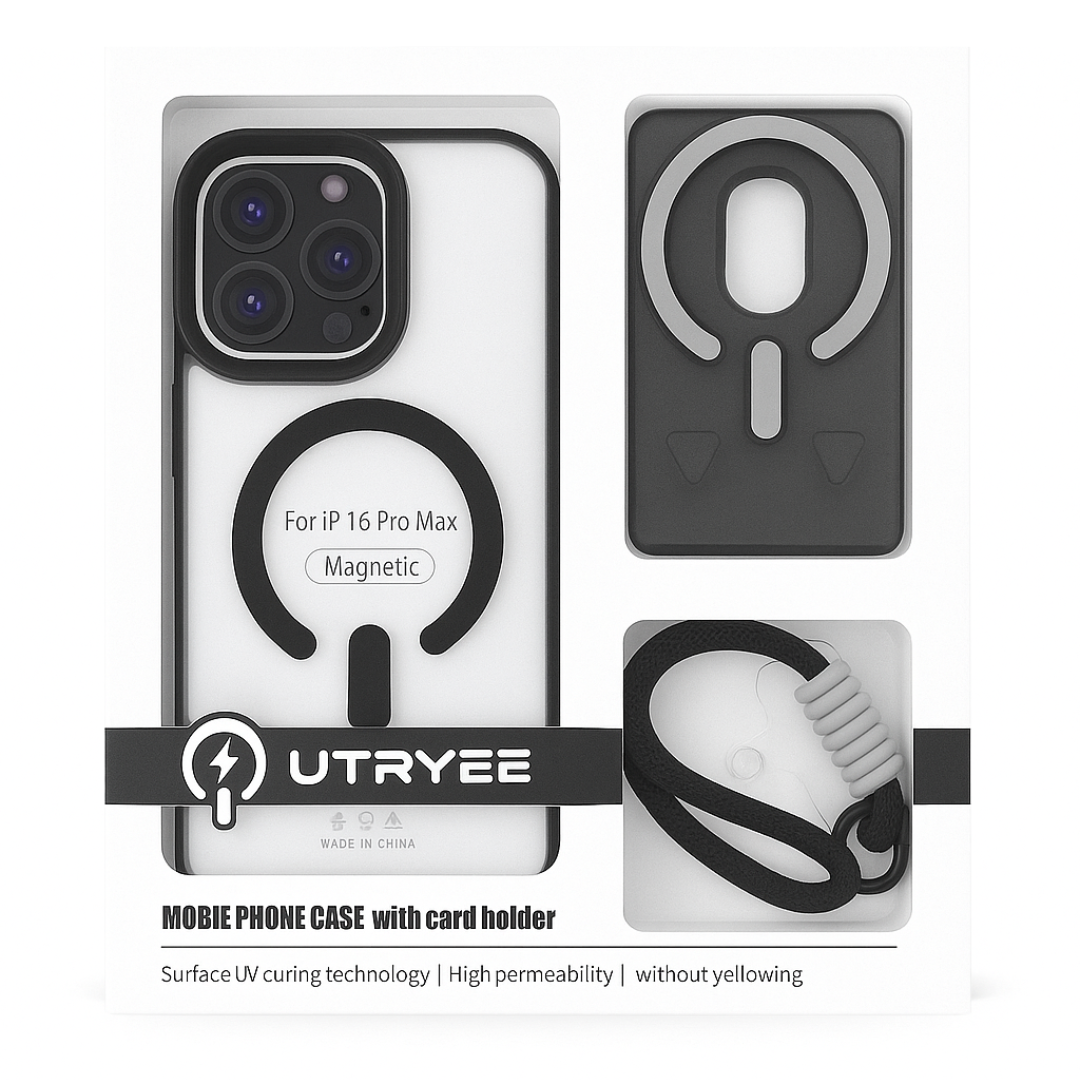 iPhone 16 Pro Max Utryee Wallet Case