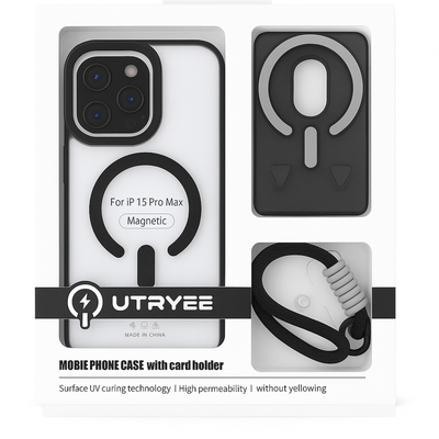 iPhone 15 Pro Max Utryee Wallet Case