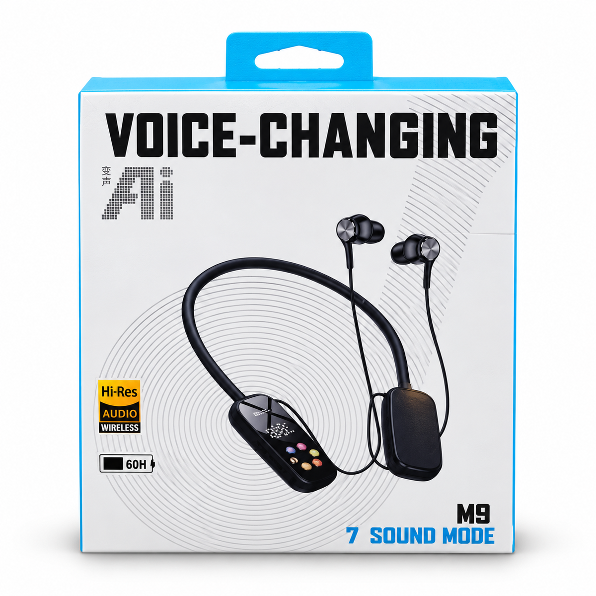AppleMan AI Voice Changing Neckband Wireless Earphones