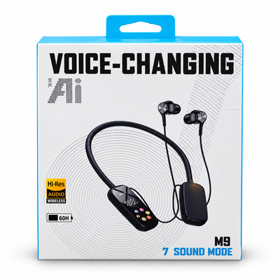 AppleMan AI Voice Changing Neckband Wireless Earphones