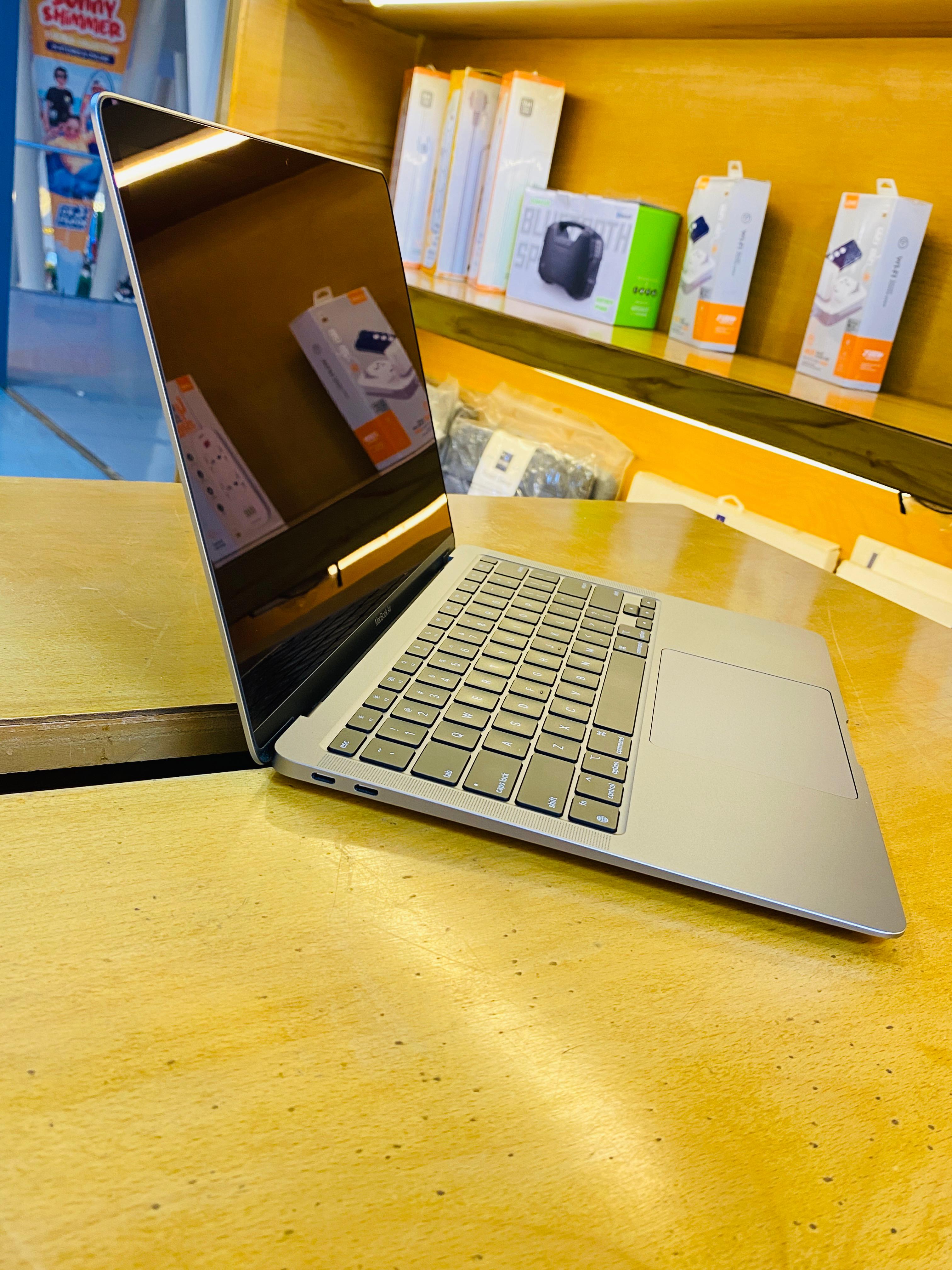 Macbook Air 2020 | 13 Inches | M1 | 8GB RAM | 256GB SSD | Silver | Excellent Condition [As New Just Box Opened] | Cycles-4 (Code-ABD)