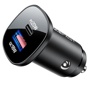 Fast Charge Car Charger B1 38W (1xUSB-C+1xUSB-A)