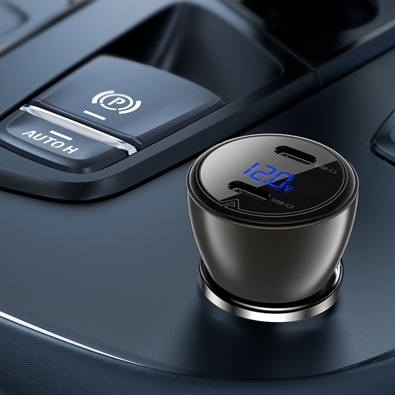 AceFast Car Charger 60w Dual C Port B10