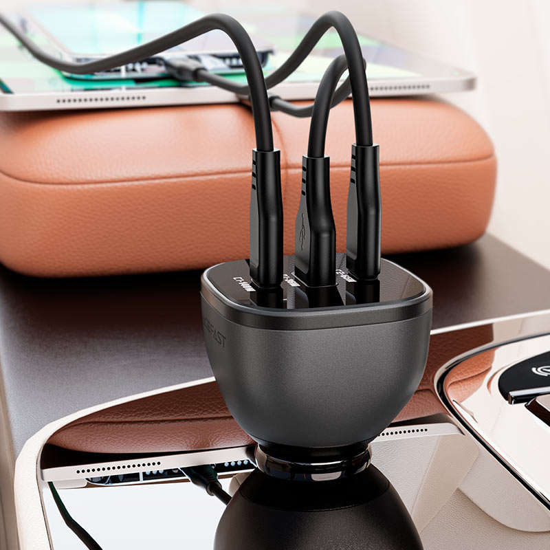 AceFast 3 Port 165w Car Charger (B14)