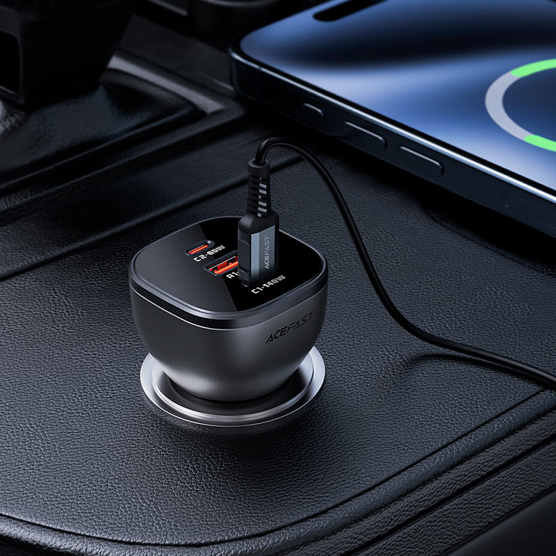 AceFast 3 Port 165w Car Charger (B14)