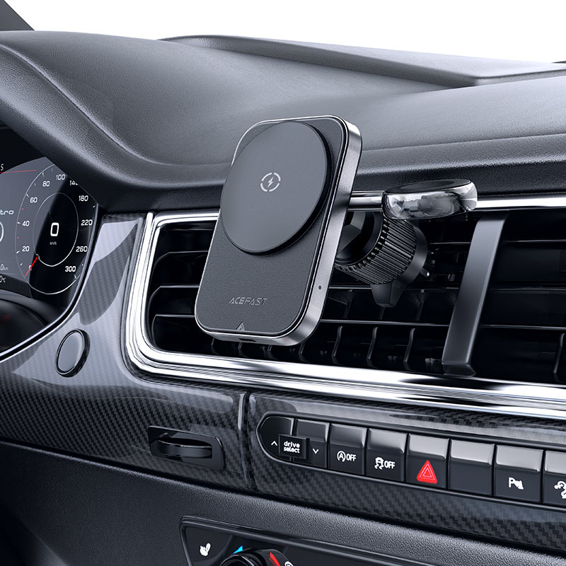AceFast Magnatic Car Holder &amp; W/L Charger (D18)