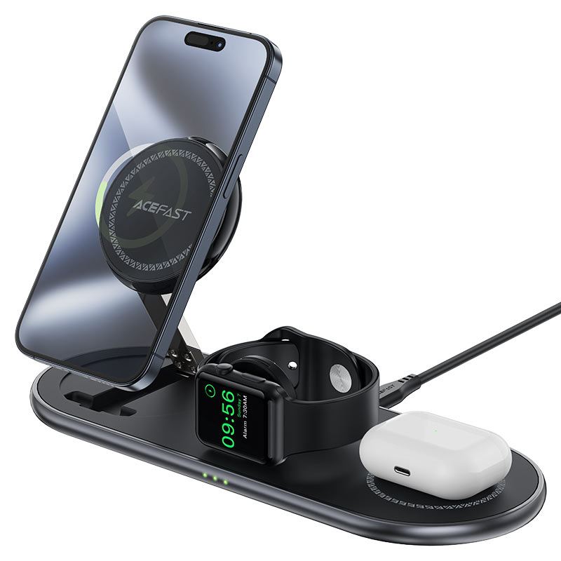 Qi2 3-in-1 Desktop Wireless Charging Holder 22.5W