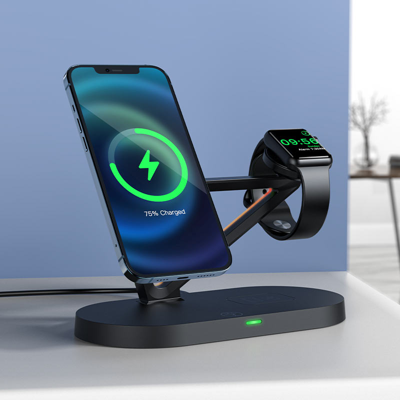 Desktop Wireless  3-in-1 Charging Holder 45W