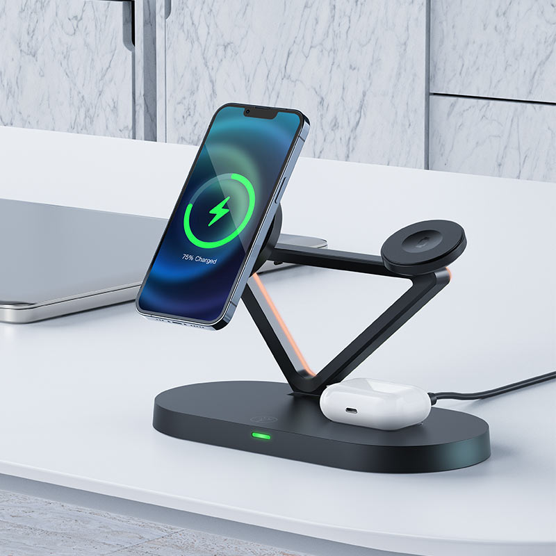 Desktop Wireless  3-in-1 Charging Holder 45W