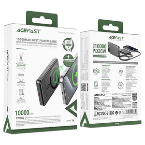 ACEFAST M12 PD20W power bank 10000mAh with wireless charging