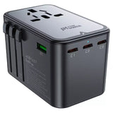 2300W + PD75W 5 Ports 3 x USB-C + 2 x USB-A GaN Travel Adapter