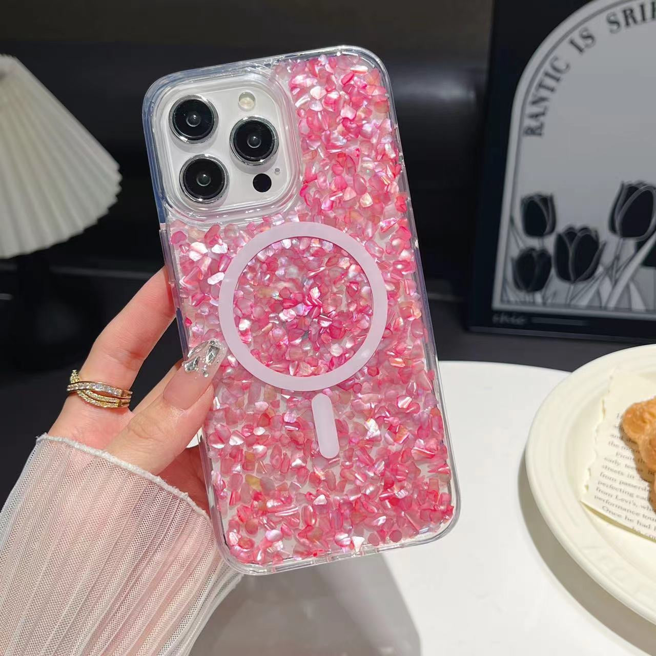 iPhone Stone Floral TPU Case