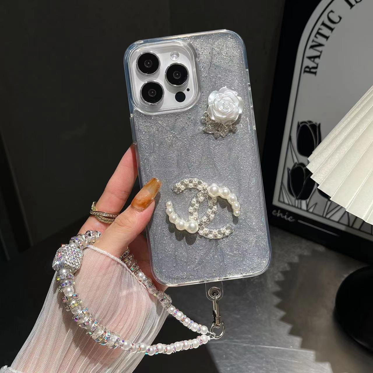 Chanel Glitter Case For iPhone