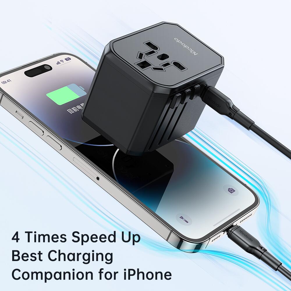 33W PD Fast Charging Universal Travel Adapter